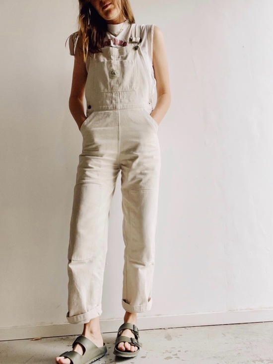 Hey Gang Denim - HEY GANG • NWT the Miner overalls in natural - 00 24-25